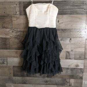 Strapless Formal Mini Dress 5